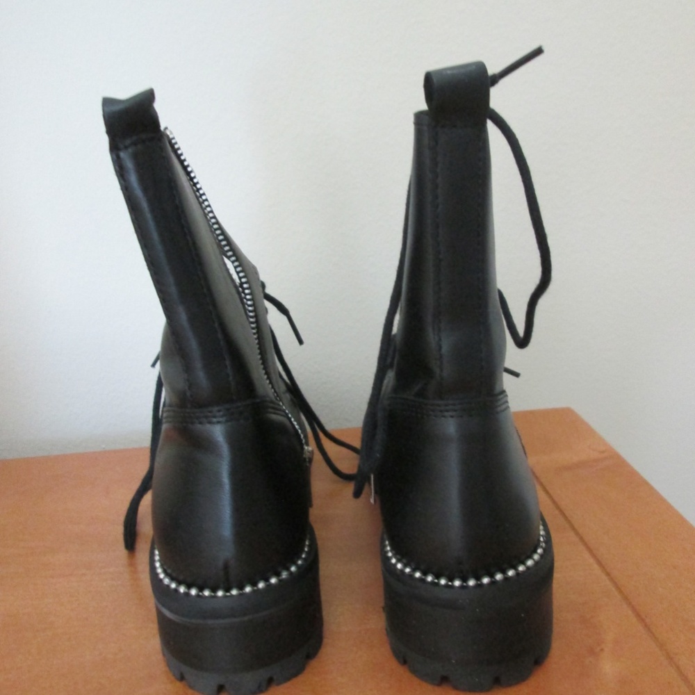 AQUA Women's Jax Combat Boots - New - Size 8 - Picture 3 of 9